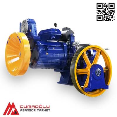 Akiş Asansör Volpi VF2X 5,5 kW 630 kg VVVF 4 Kutuplu Asansör Motoru