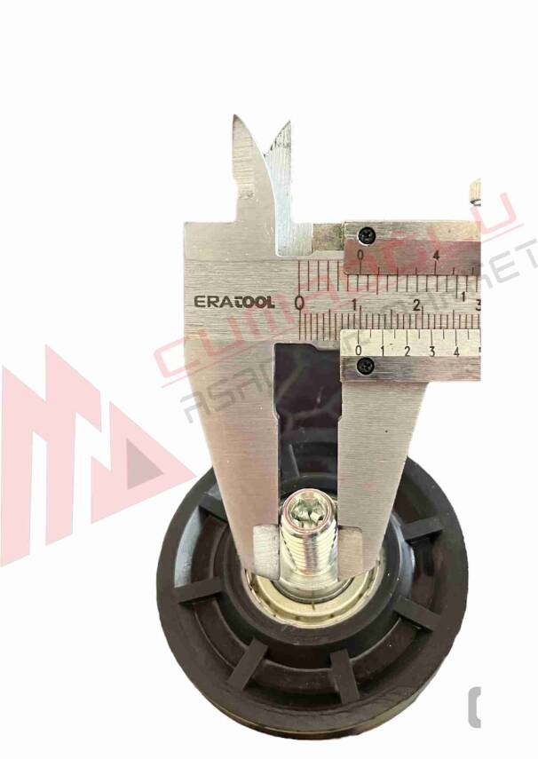 Asansör Kapı Halat Makarası Pimli Ø56 M10 Düz Pim - 3