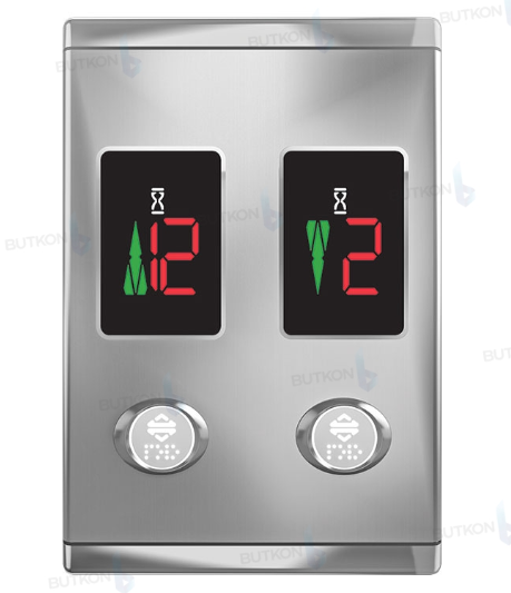 Butkon Standart Kat Kaseti Dubleks Çift Buton Yanyana - 1