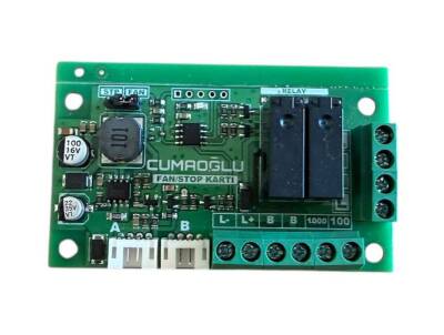 Cumaoğlu Asansör Fan ve Stop Kartı 